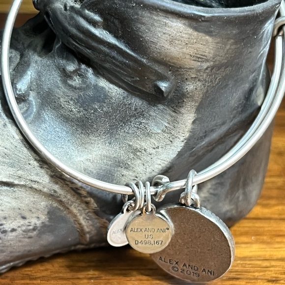 Alex and Ani Silver Mermaid Charm Bracelet - Picture 3 of 3